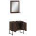 Ensemble d'armoires de salle de bain 2 pcs chêne marron - Photo n°5