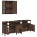 Ensemble d'armoires de salle de bain 3 pcs chêne marron - Photo n°5