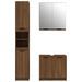 Ensemble d'armoires de salle de bain 3 pcs chêne marron - Photo n°5