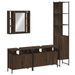 Ensemble d'armoires de salle de bain 4 pcs chêne marron - Photo n°2