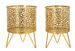 Ensemble de 2 porte-vases piny cm ø 16x20-13x20 - Photo n°1