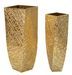 Ensemble de 2 porte-vases squer cm 34x34x90-25x25x78 - Photo n°1