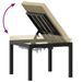 Ensemble de banc de jardin avec coussins 3 pcs noir - Photo n°7