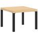 Ensemble de banc de jardin avec coussins 3 pcs noir - Photo n°4