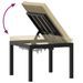 Ensemble de banc de jardin avec coussins 3 pcs noir - Photo n°6