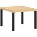 Ensemble de banc de jardin avec coussins 4 pcs noir - Photo n°5