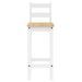 Ensemble de bar 3 pcs Blanc Bois de pin massif - Photo n°6