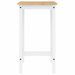 Ensemble de bar 3 pcs Blanc Bois de pin massif - Photo n°10