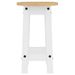 Ensemble de bar 3 pcs blanc bois de pin massif - Photo n°12