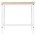 Ensemble de bar 3 pcs Blanc Bois de pin massif - Photo n°10