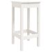 Ensemble de bar 3 pcs Blanc Bois de pin massif - Photo n°8