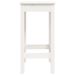 Ensemble de bar 3 pcs Blanc Bois de pin massif - Photo n°9