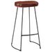 Ensemble de bar 3 pcs bois de manguier brut massif et métal - Photo n°3