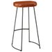 Ensemble de bar 3 pcs bois de manguier brut massif et métal - Photo n°6