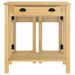 Ensemble de bar 3 pcs bois de pin massif - Photo n°7