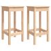 Ensemble de bar 3 pcs Bois de pin massif - Photo n°5