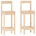 Ensemble de bar 3 pcs Bois de pin massif - Photo n°5