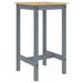 Ensemble de bar 3 pcs Gris Bois de pin massif - Photo n°12