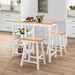 Ensemble de bar 3 pcs MDF Blanc - Photo n°1