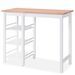 Ensemble de bar 3 pcs MDF Blanc - Photo n°3