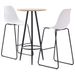 Ensemble de bar 3 pcs Plastique Blanc 2 - Photo n°1