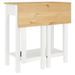 Ensemble de bar 5 pcs Blanc Bois de pin massif - Photo n°8