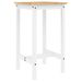 Ensemble de bar 5 pcs Blanc Bois de pin massif - Photo n°12