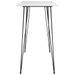 Ensemble de bar 5 pcs Blanc et gris 4 - Photo n°4