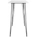 Ensemble de bar 5 pcs Blanc et gris - Photo n°4