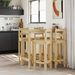 Ensemble de bar 5 pcs Bois de pin massif - Photo n°3