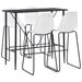 Ensemble de bar 5 pcs Plastique Blanc 7 - Photo n°1