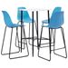 Ensemble de bar 5 pcs Plastique Bleu 7 - Photo n°1