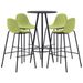 Ensemble de bar 5 pcs Tissu Vert 2 - Photo n°1