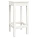 Ensemble de bar 7 pcs Blanc Bois de pin massif - Photo n°3