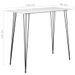 Ensemble de bar 7 pcs Blanc et gris 3 - Photo n°12