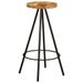 Ensemble de bar 7 pcs bois de manguier massif - Photo n°8