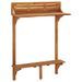 Ensemble de bar de balcon 3 pcs Bois d'acacia massif - Photo n°3