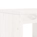 Ensemble de bar de jardin 3 pcs blanc bois de pin massif - Photo n°5