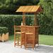 Ensemble de bar de jardin 3 pcs Bois d'acacia solide - Photo n°1