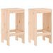 Ensemble de bar de jardin 3 pcs bois de pin massif - Photo n°3