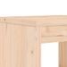 Ensemble de bar de jardin 3 pcs bois de pin massif - Photo n°5