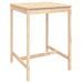 Ensemble de bar de jardin 3 pcs bois de pin massif - Photo n°6