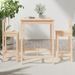 Ensemble de bar de jardin 3 pcs bois de pin massif - Photo n°3