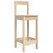 Ensemble de bar de jardin 3 pcs bois de pin massif - Photo n°6