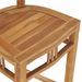 Ensemble de bar de jardin 3 pcs Bois de teck solide - Photo n°11