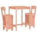 Ensemble de bar de jardin 3 pcs bois massif de Douglas - Photo n°1