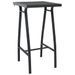 Ensemble de bar de jardin 3 pcs Noir et gris - Photo n°3