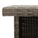 Ensemble de bar de jardin 5 pcs avec coussins gris poly rotin - Photo n°8