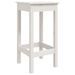 Ensemble de bar de jardin 5 pcs blanc bois massif de pin - Photo n°7