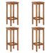 Ensemble de bar de jardin 5 pcs bois d'acacia solide - Photo n°5